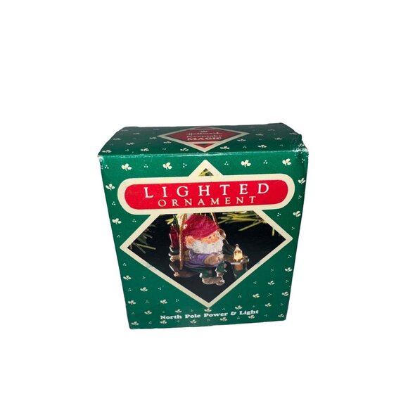 Hallmark Keepsake Magic Lighted Ornament North Pole Power & Light - Picture 1 of 4